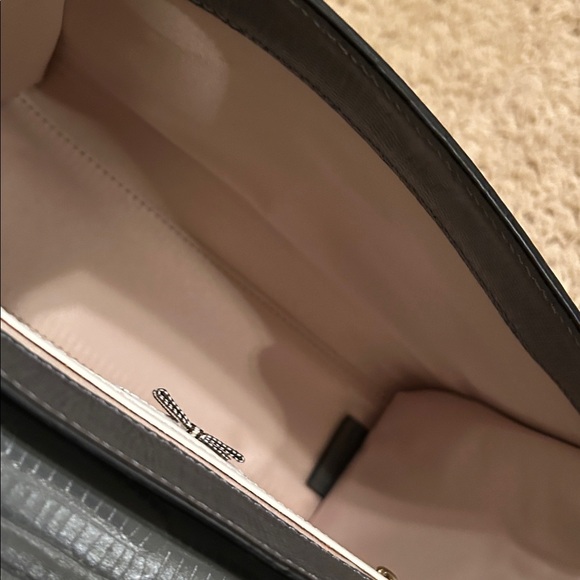 Henri Bendel Uptown Mini Satchel in grey lizard-embossed leather- Excellent! - Picture 10 of 12